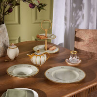 Butterfly Dinner Plate Round White 27cm villari butterfly dinner plate round white 27cm