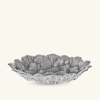 بوتشيلاتي وعاء على شكل زهرة الجاردينيا فضي بحجم متوسط