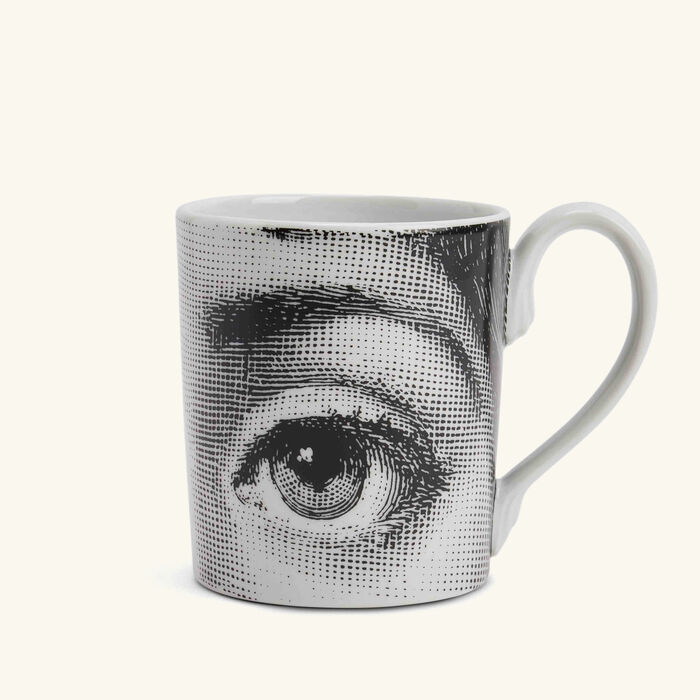 fornasetti occhi mug grey