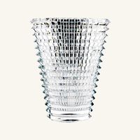baccarat eye vase round large clear