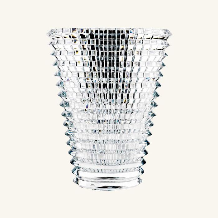 baccarat eye vase round large clear