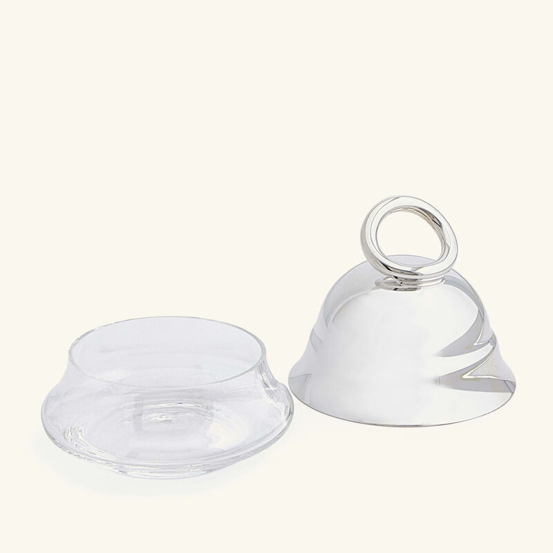 كريستوفل طبق الزبدة فيرتيجو باللون الفضي 8 سم