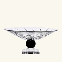 mario cioni   c crystal centerpiece with sphere clear