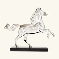 christofle lunar new year horse sculpture silver plated