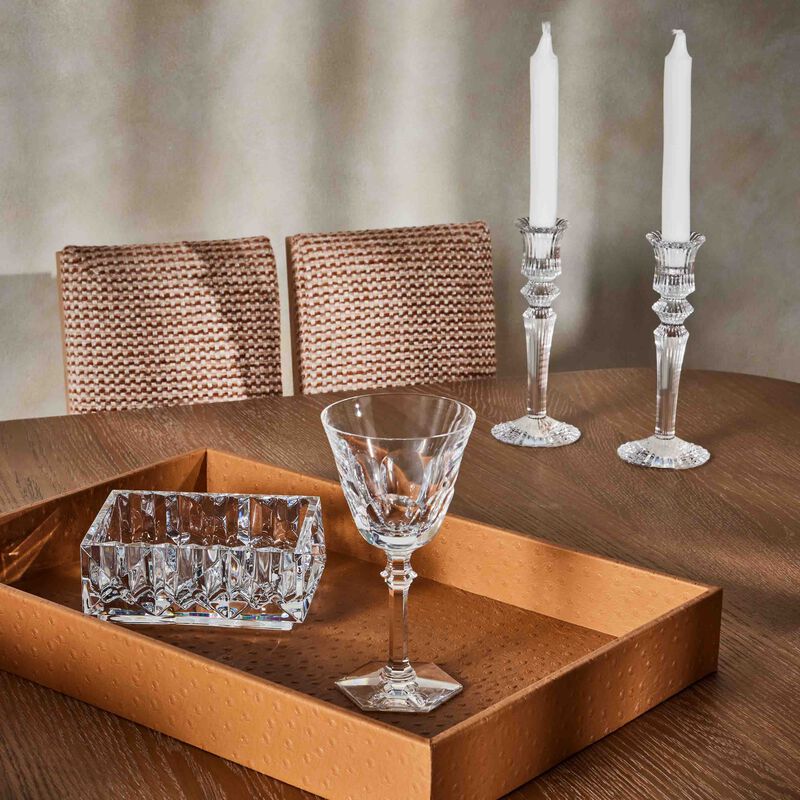 باكارا صينية لوكسر مستطيلة شفافة