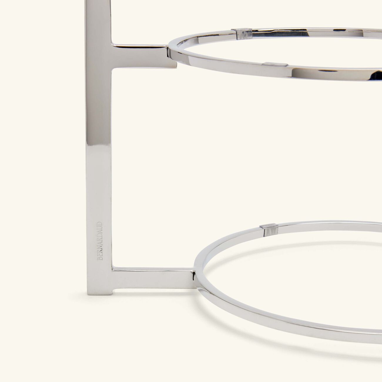 bernardaud servez vous cake stand stainless steel