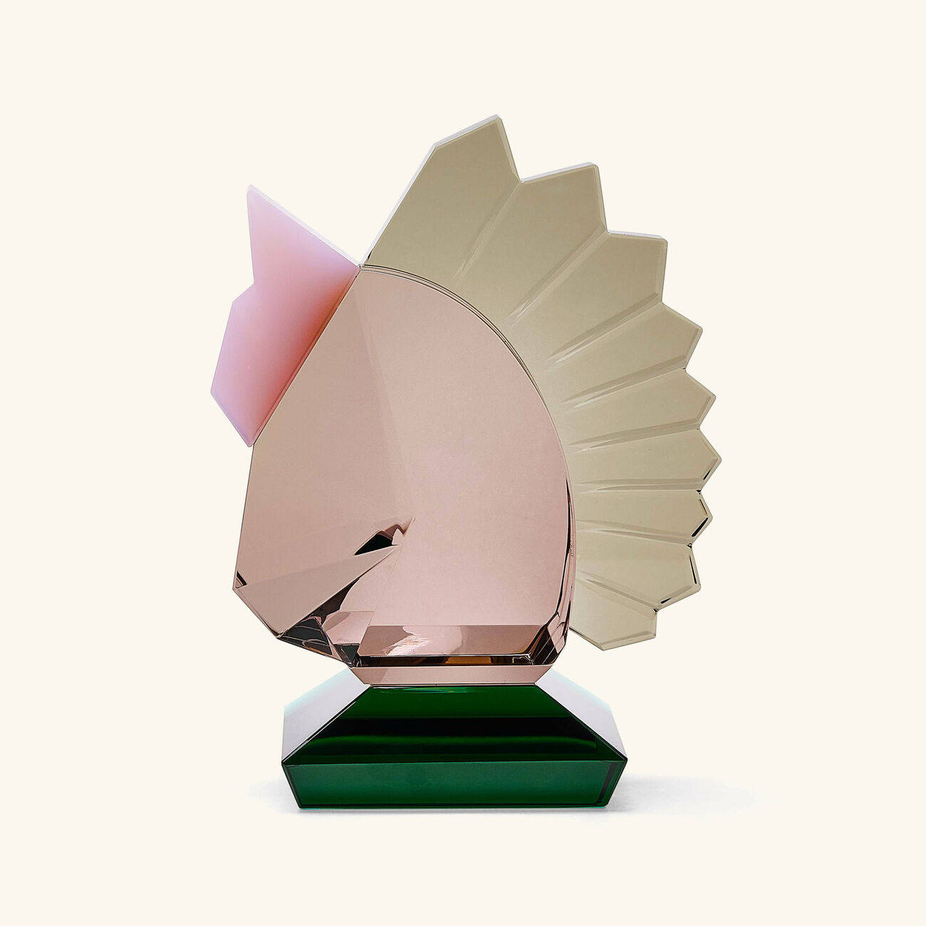 Horse Bookend Pink reflections copenhagen horse bookend pink