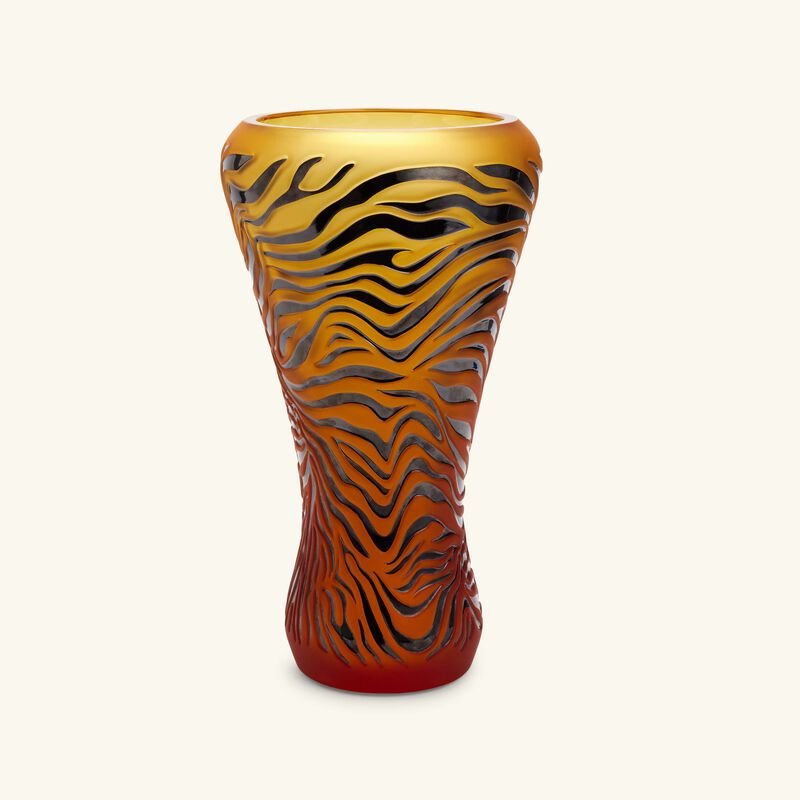 Tigre Vase Large Gold lalique tigre vase large gold