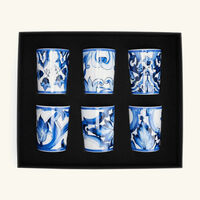 دولتشي أند غابانا كازا طقم من 6 كؤوس بلو ميديتيرانيو