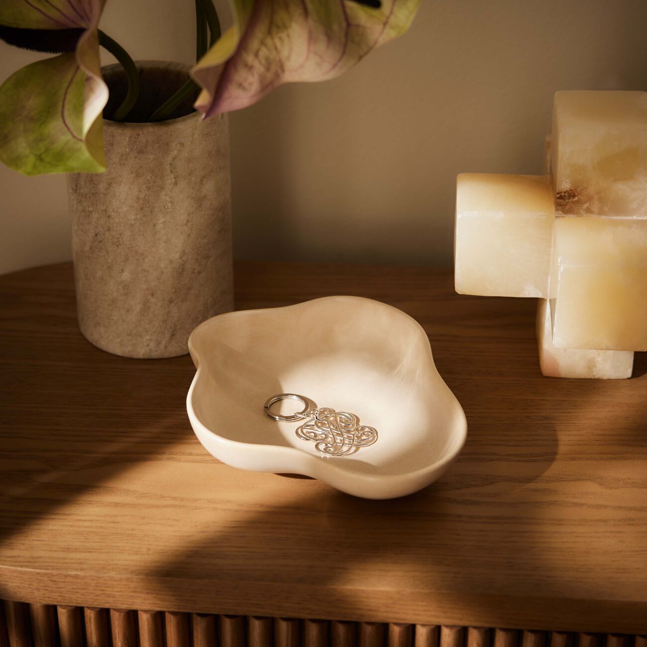 Mavelot LP Key Chain Sterling Silver christofle mavelot lp key chain sterling silver