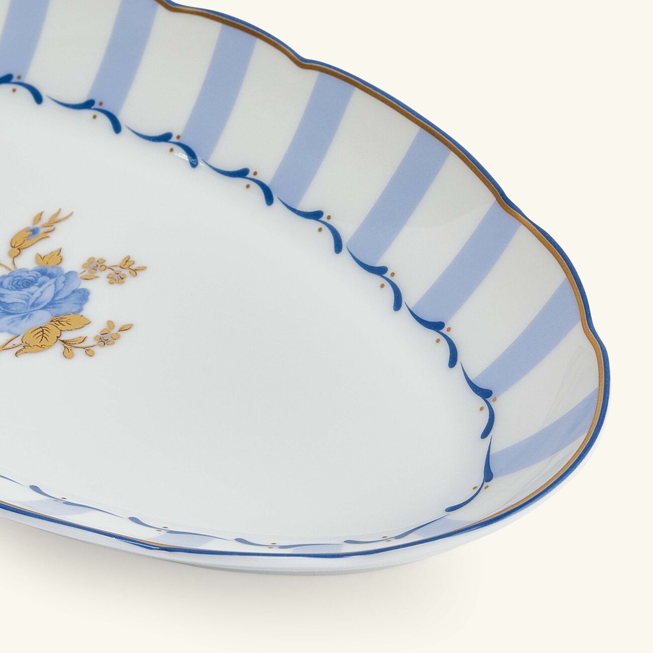 bernardaud brocante serving platter blue 21cm