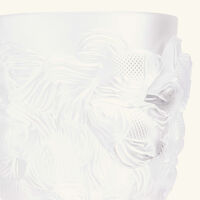 Rosetail Vase Small Clear lalique rosetail vase small clear