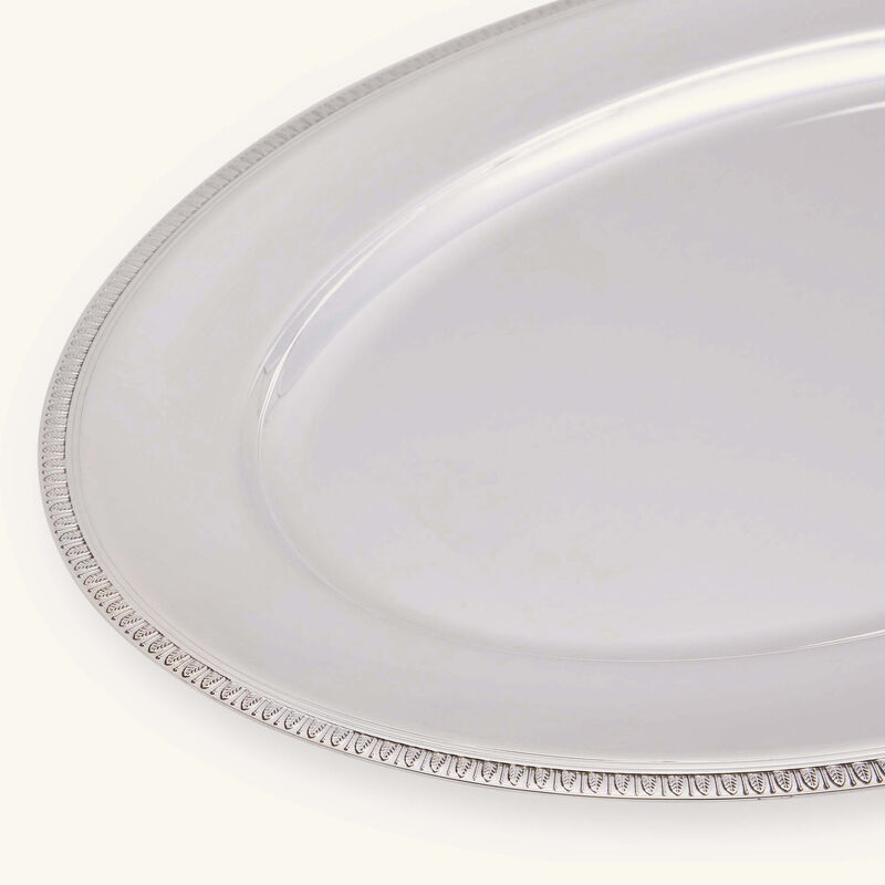 christofle malmaison serving platter oval silver plated 29cm