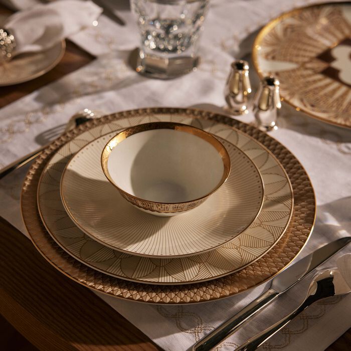 haviland cavalier royal soup bowl gold 13cm set of 2