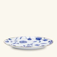 bernardaud prince bleu platter oval blue 38cm