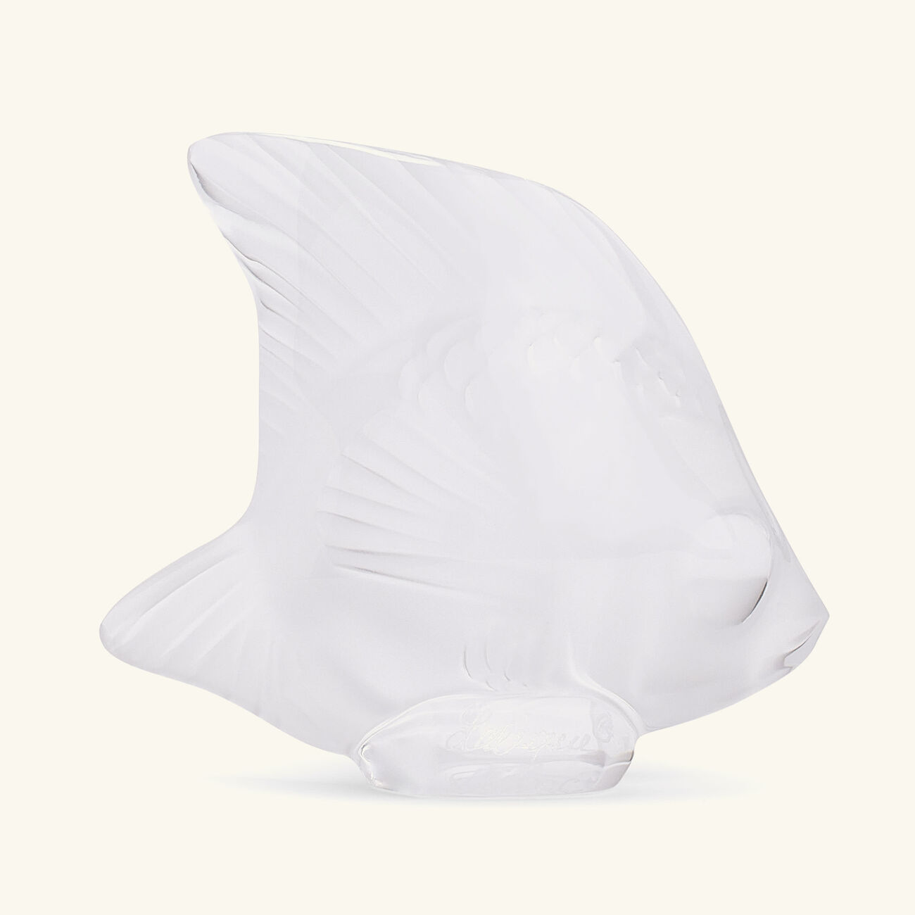 لاليك مزهرية على شكل سمكة شفافة