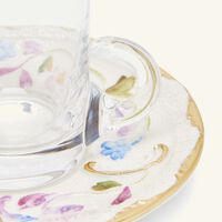 Taormina Arabic Tea Cup & Saucer White villari taormina arabic tea cup saucer white