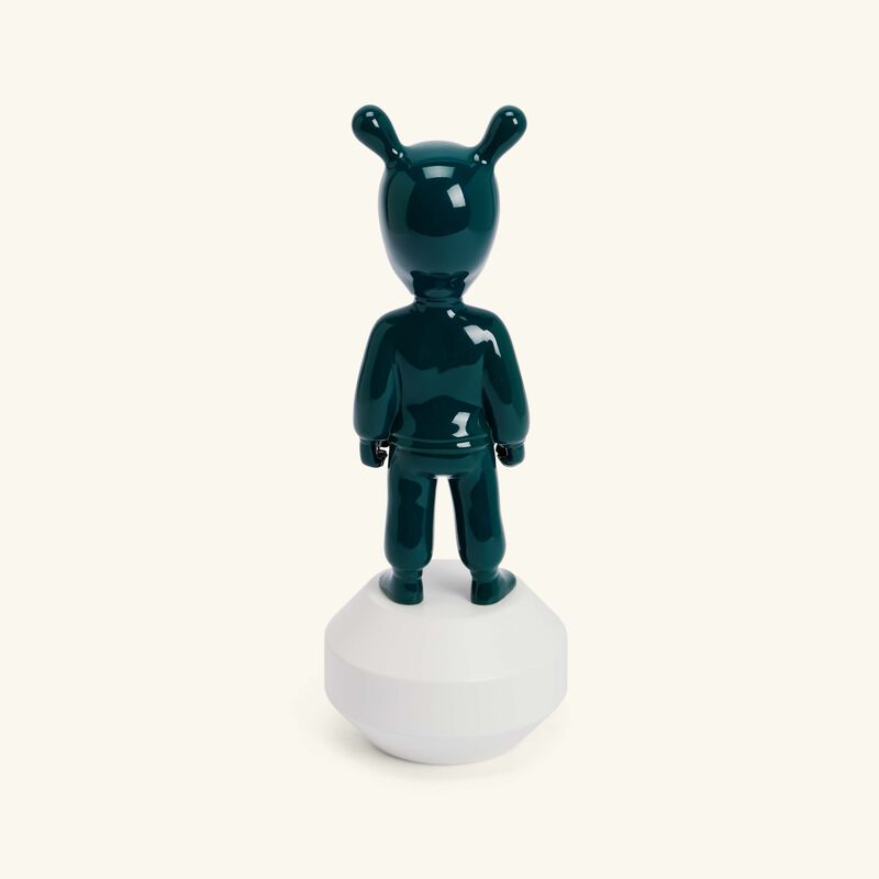 The Guest Sculpture Dark Small Green lladro the guest sculpture dark small green