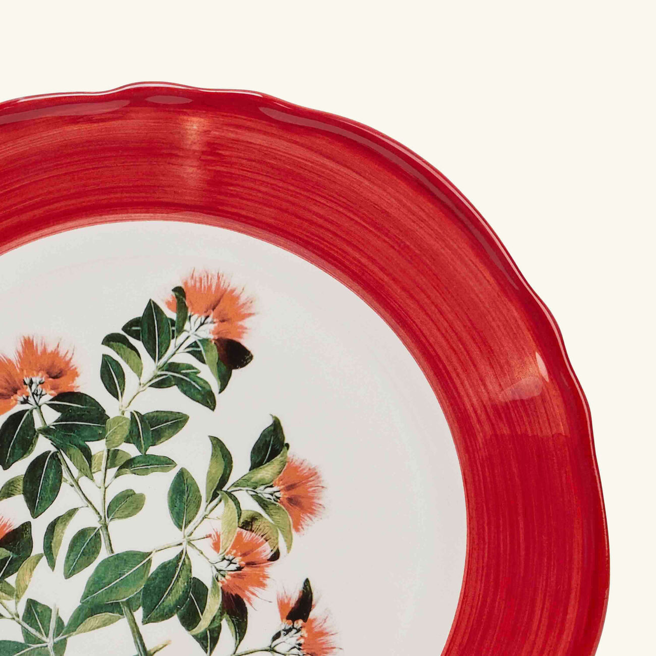 Sultan Garden Dinner Plate Round Red les ottomans sultan garden dinner plate round red