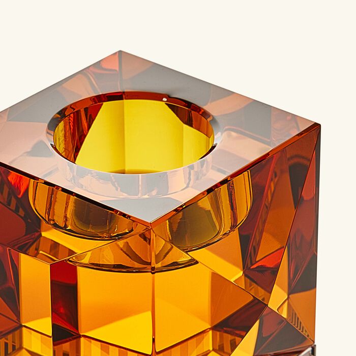 reflections copenhagen dakota tea light holder orange