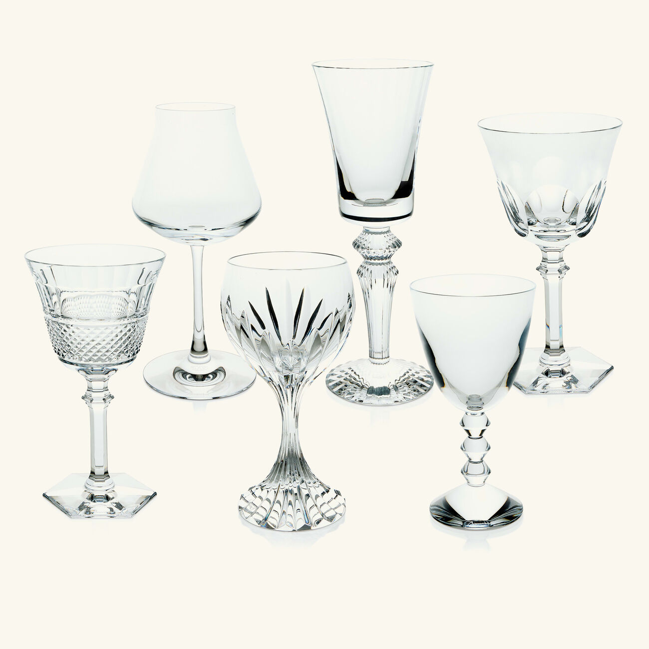 baccarat wine therapy glass clear set