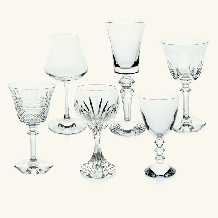 baccarat wine therapy glass clear set