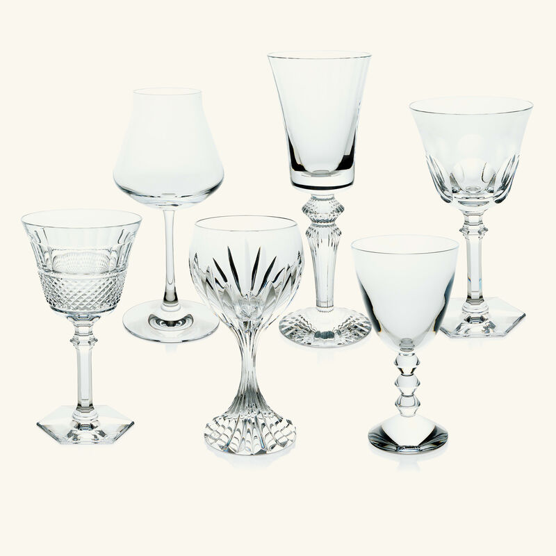 baccarat wine therapy glass clear set