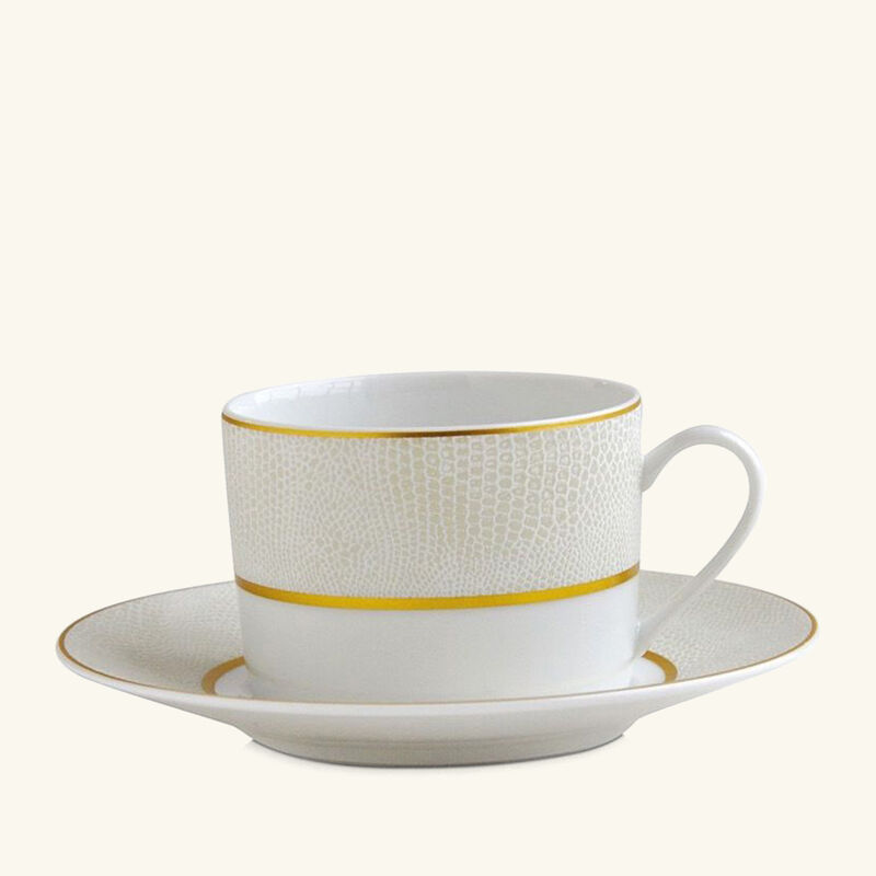 Sauvage Blanc Tea Saucer Gold bernardaud sauvage blanc tea saucer gold