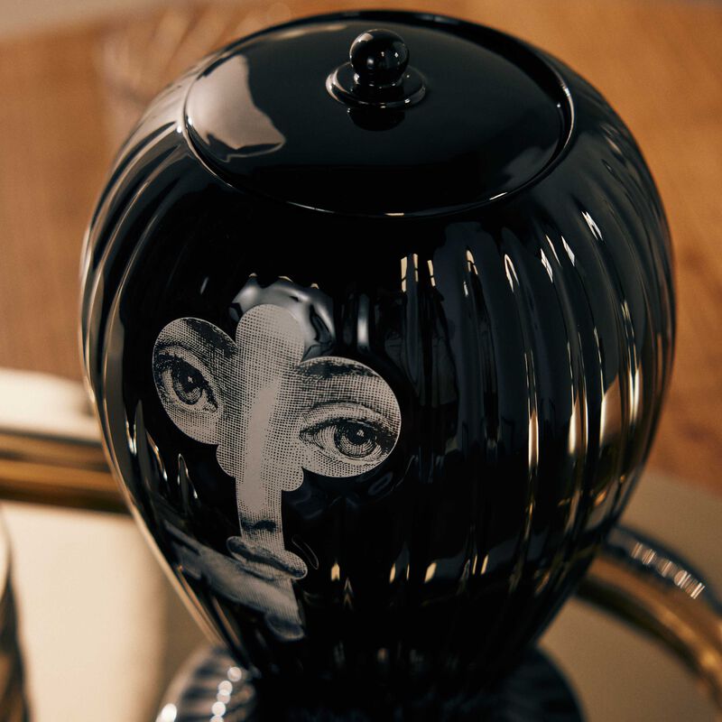 فورناسيتي مزهرية سيراتورا ريجاتو سوداء