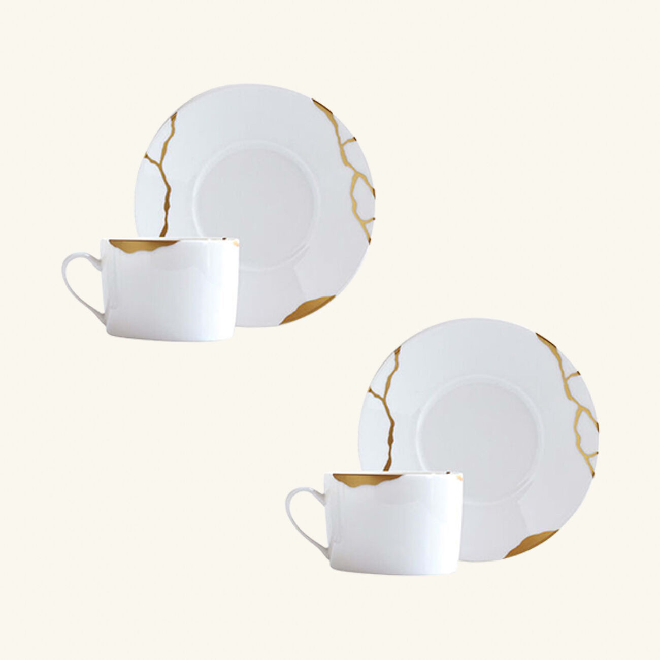 برناردو sarkis tean cups and saucers   set of 2