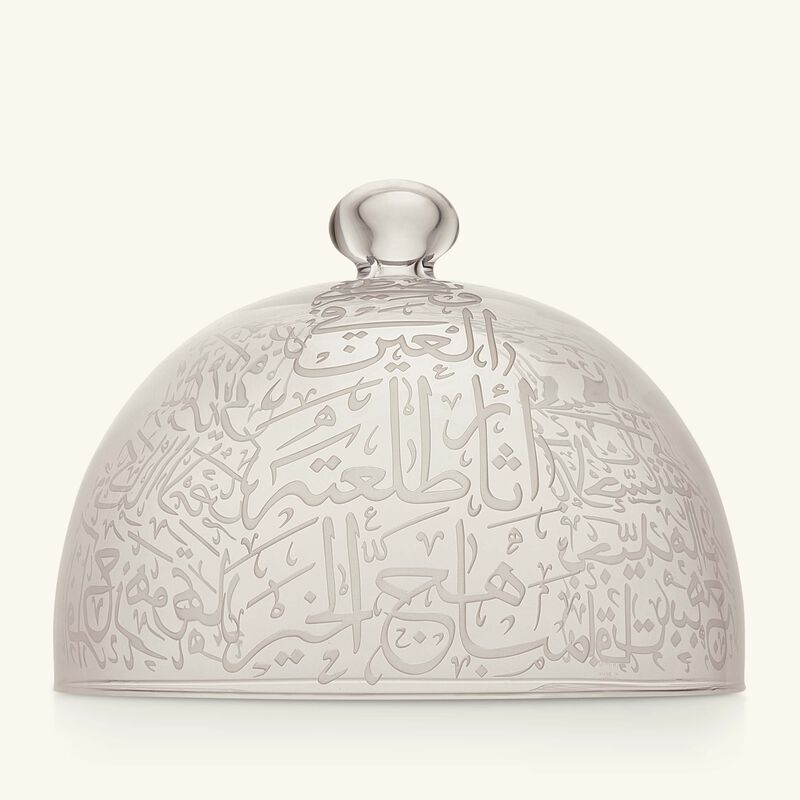 دملاج غطاء  ثلث  للأواني بتصميم دائري شفاف   27 سم