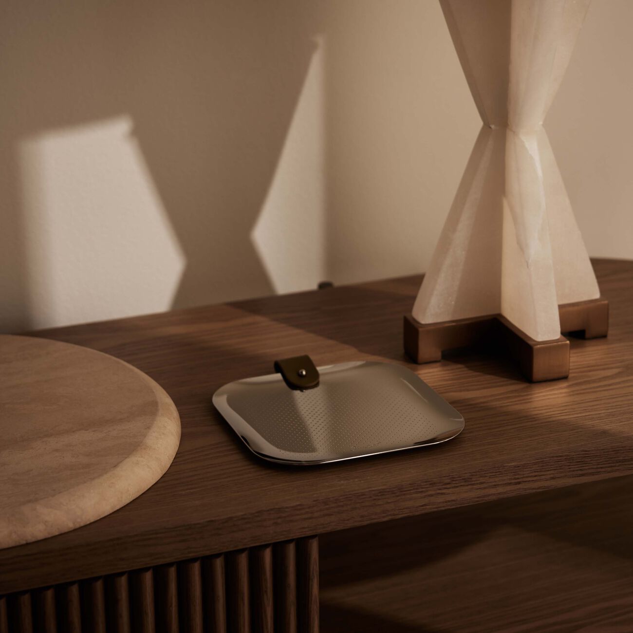 صينية كلوب للحلى الصغيرة بتصميم مربع الشكل من الستانلس ستيل كريستوفل صينية كلوب للحلى الصغيرة بتصميم مربع الشكل من الستانلس ستيل