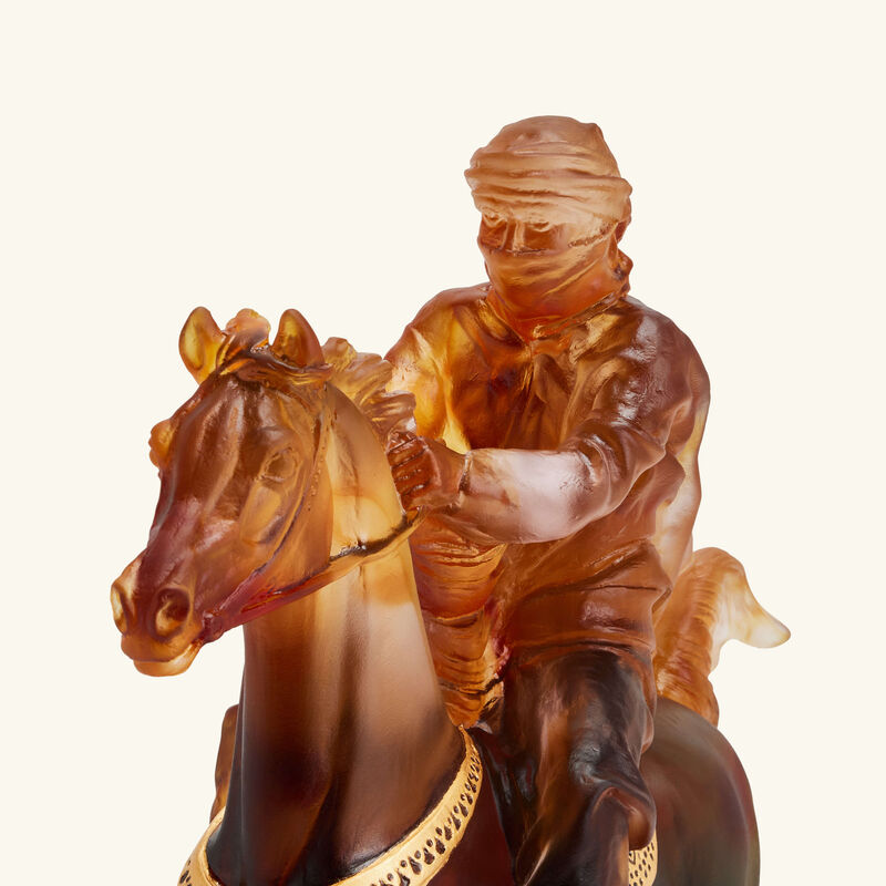 Desert Horseman Figurine Medium Brown daum desert horseman figurine medium brown