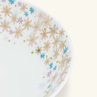 bernardaud feerie michael cailloux open vegetable dish pink 24cm