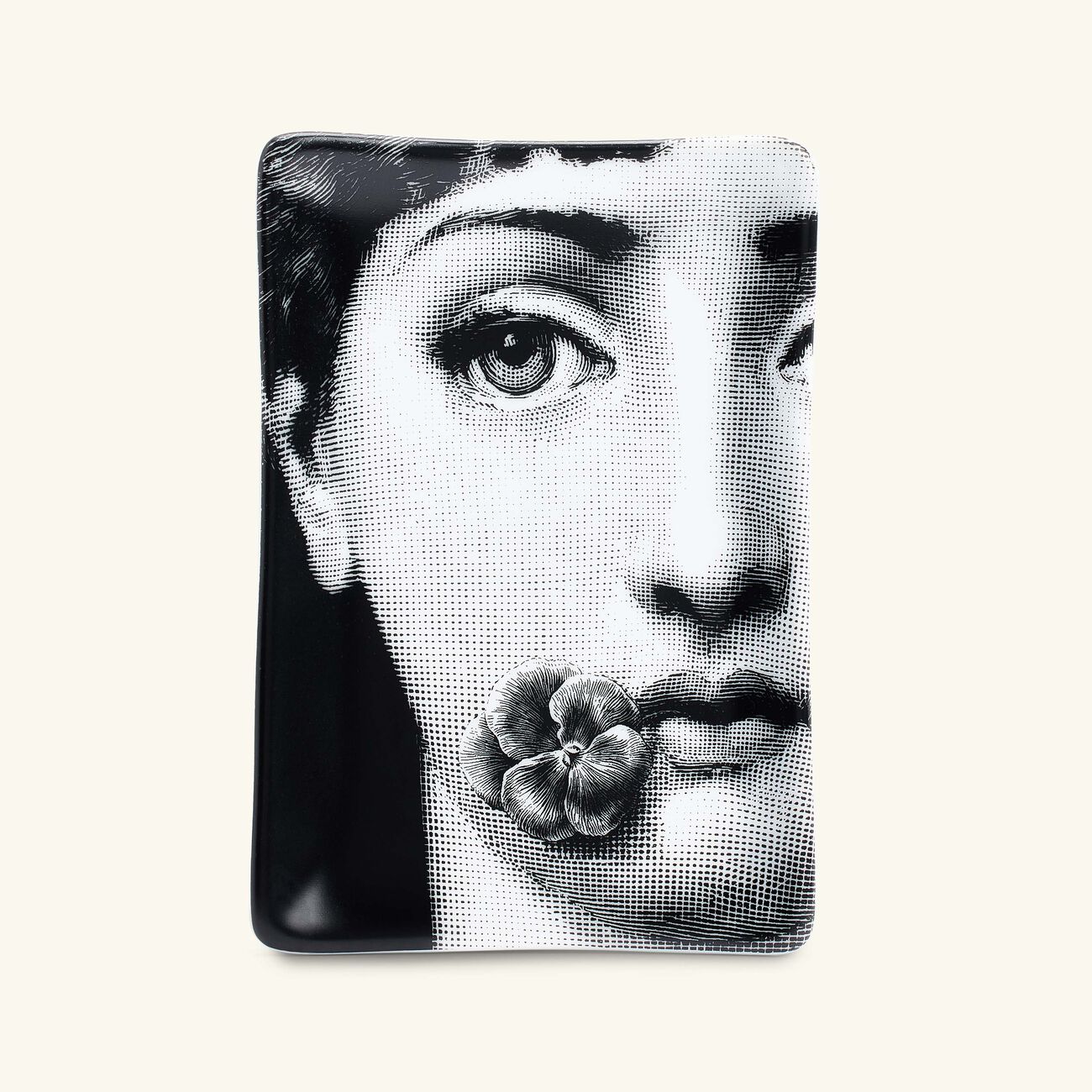 Tema e Variazioni no.137 Ashtray Rectangular Grey fornasetti tema e variazioni no 137 ashtray rectangular grey