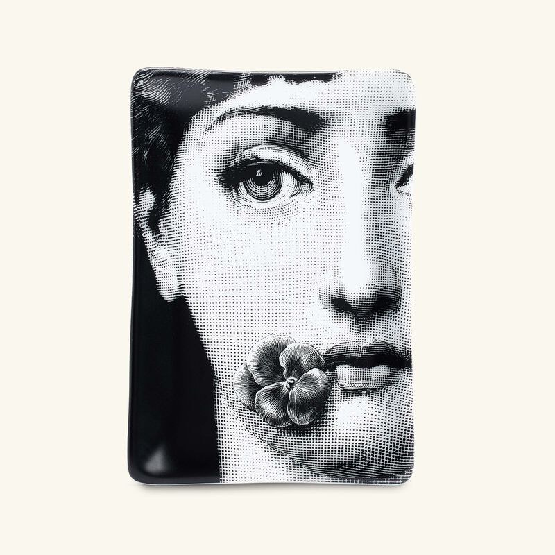 Tema e Variazioni no.137 Ashtray Rectangular Grey fornasetti tema e variazioni no 137 ashtray rectangular grey
