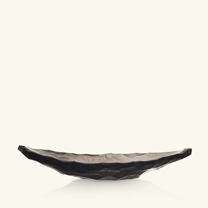 lalique terramineral silex centerpiece medium grey