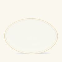 christofle malmaison imp riale serving platter oval gold 28cm