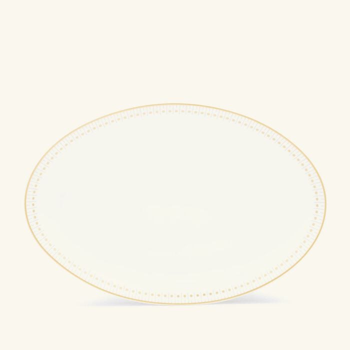 طبق مالميزون إمبيريال بيضاوي الشكل باللون الذهبي 28 سم كريستوفل طبق مالميزون إمبيريال بيضاوي الشكل باللون الذهبي 28 سم