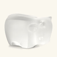 lalique niu wang wang ox sculpture small clear