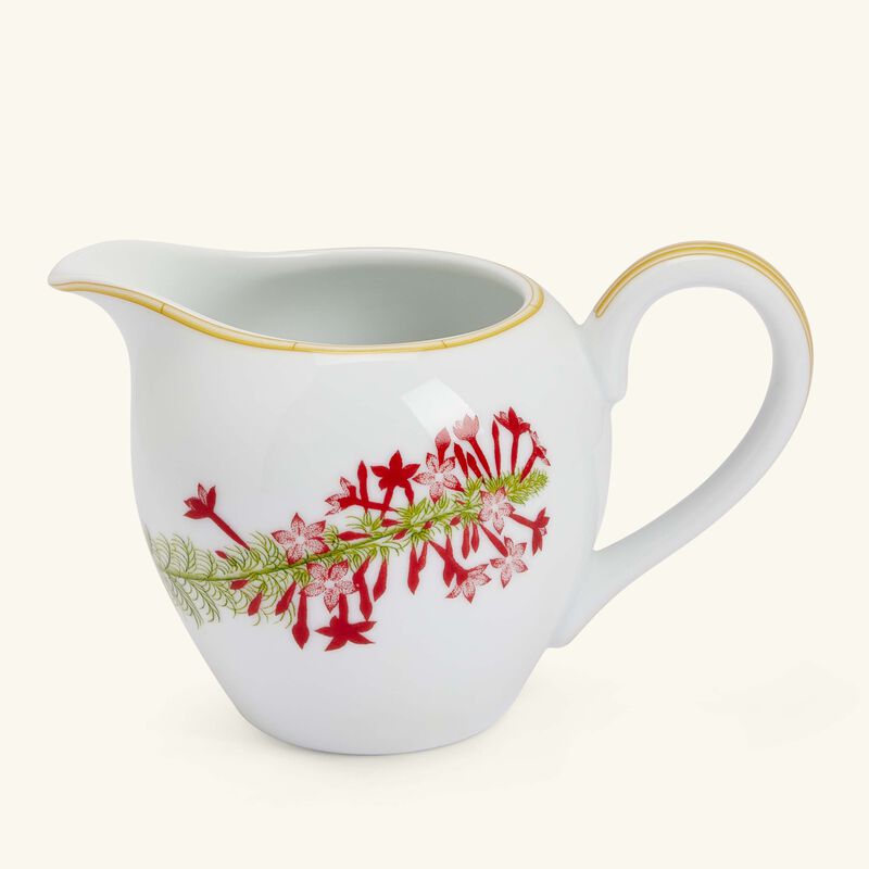Jardin Indien Milk Pitcher White bernardaud jardin indien milk pitcher white