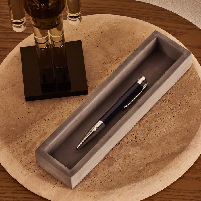 st dupont d initial blue ballpoint pen blue