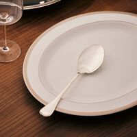 christofle albi serving spoon silver plated