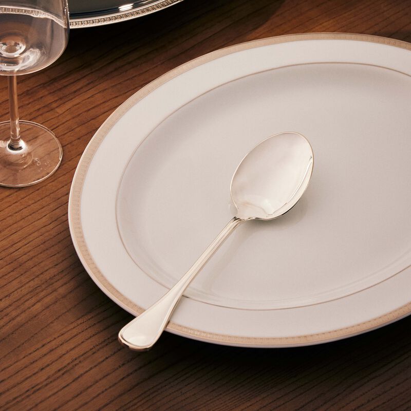 christofle albi serving spoon silver plated