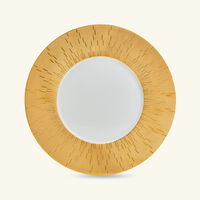 هافيلاند طبق الضيافة إنفيني دائري باللون الذهبي 32