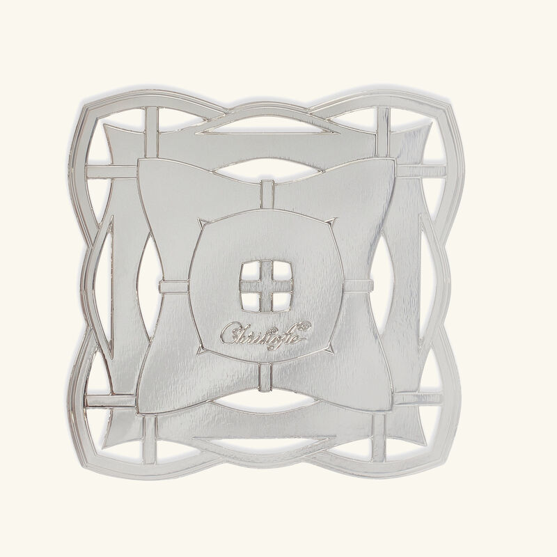 christofle s ve d argent 6 celebration ornaments mini silver plated