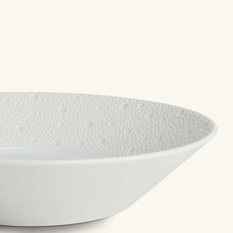 bernardaud ecume serving bowl white 24cm