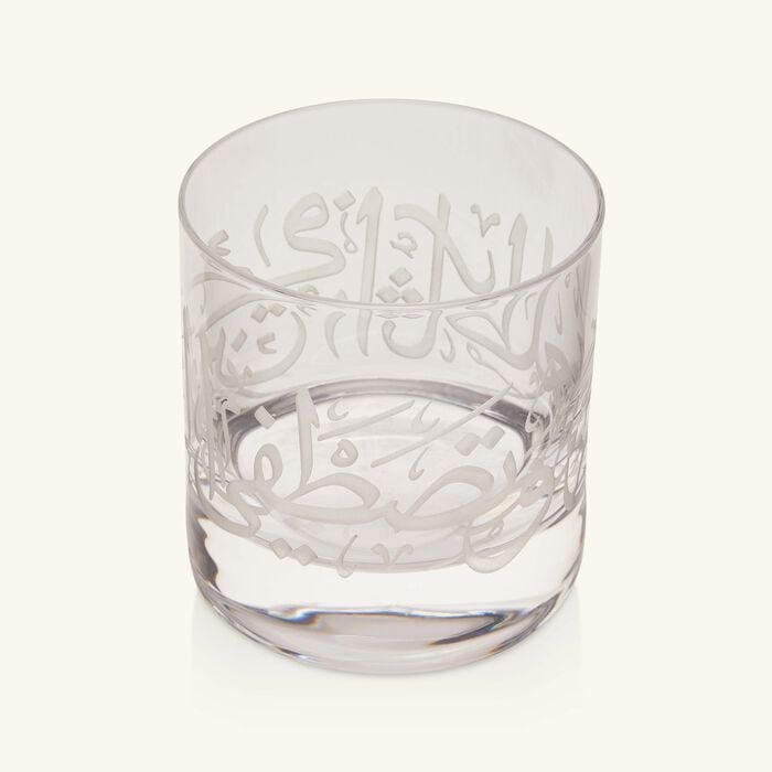 dimlaj thuluth drinking glass clear 410ml set of 6