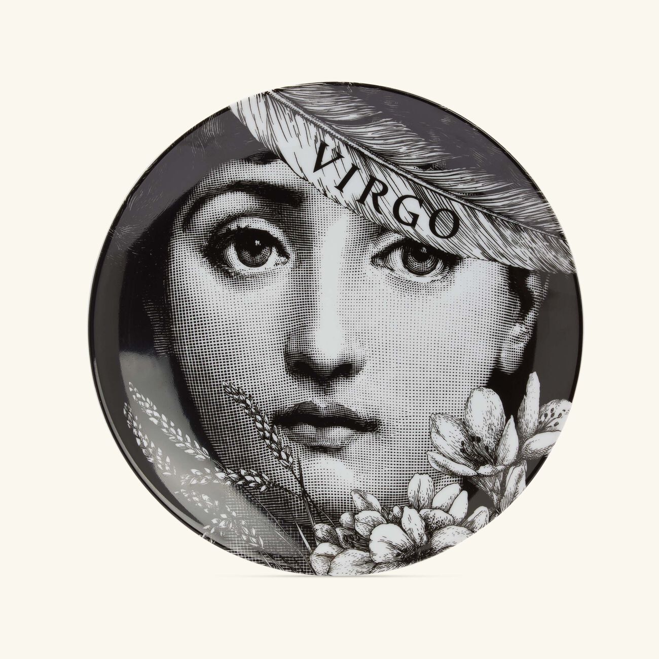 fornasetti tema e variazioni no 353 virgo wall plate