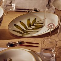bernardaud jardin indien serving platter oval white 38cm